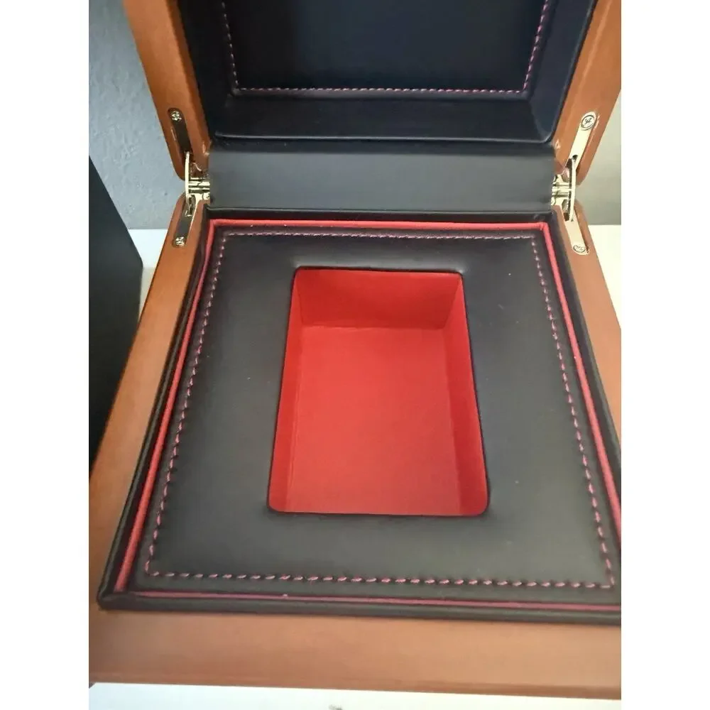 Jaguar Watch Box Set Swiss Made Inner Outer Case w Booklet